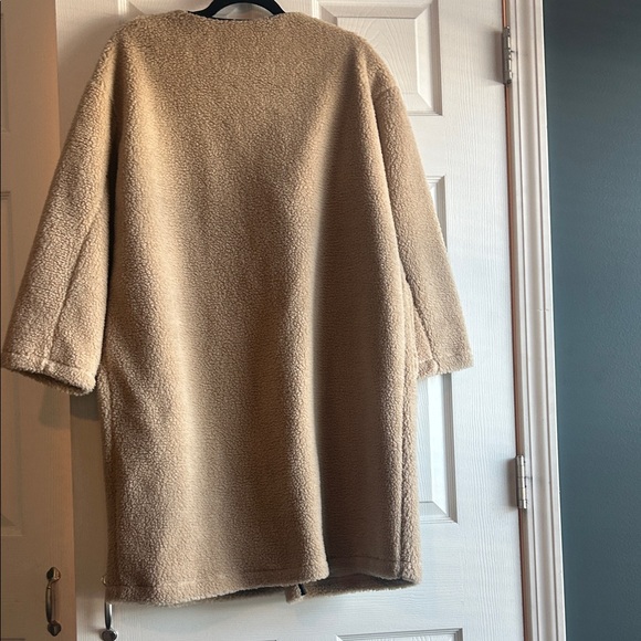 Women's Tan Toggle Coat - Picture 8 of 13